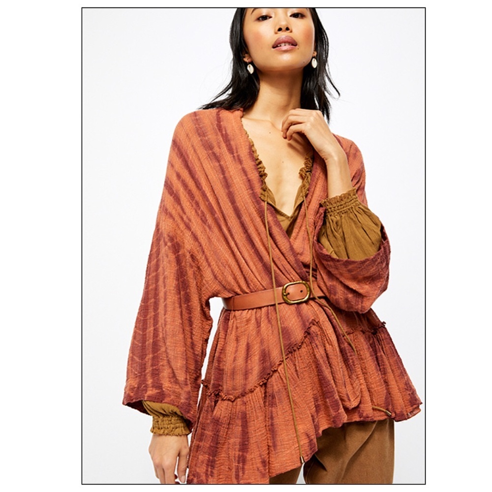 Free People Sasha Tie Dye Kimono - Picture 2 of 6